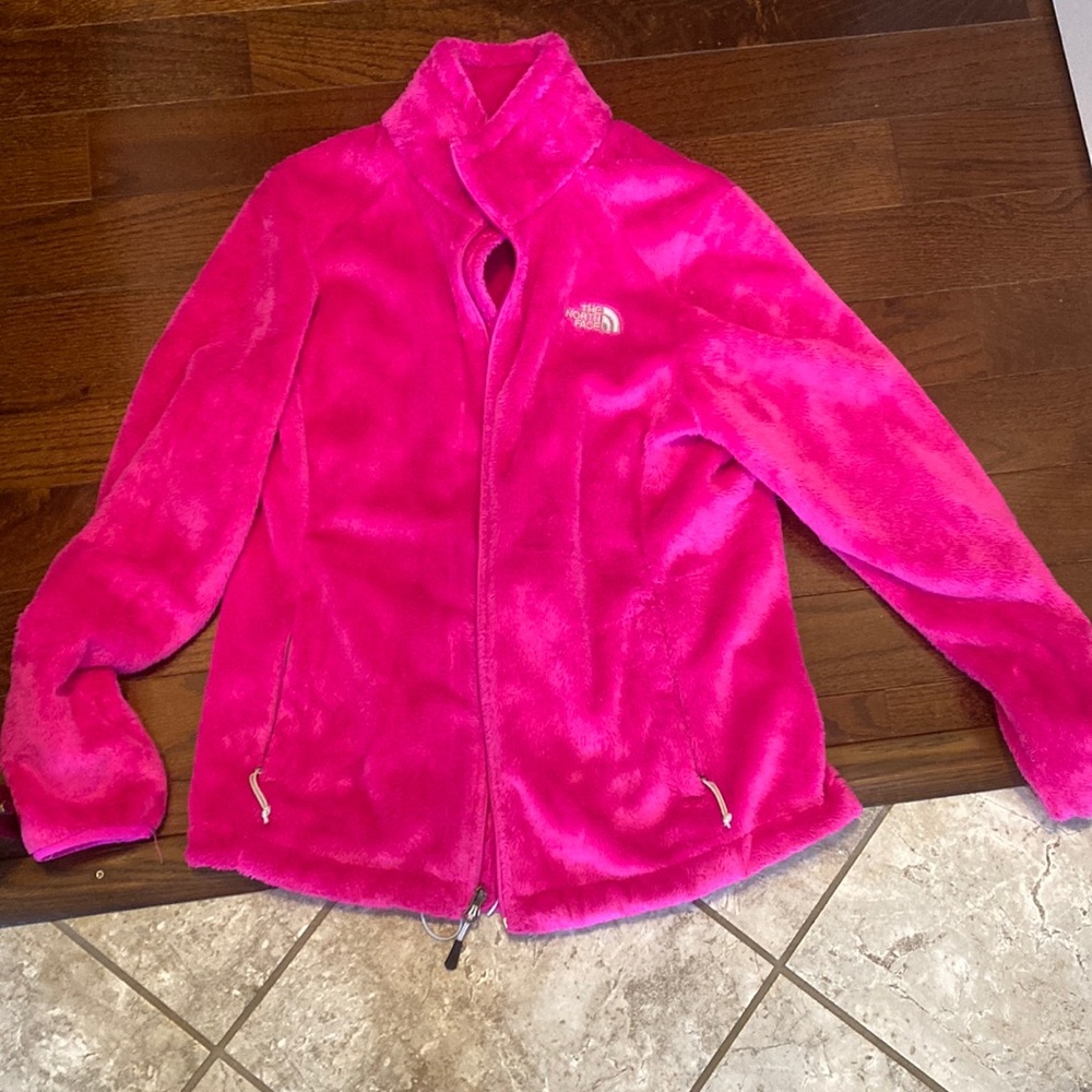 Pink North Face Fleece Jacket